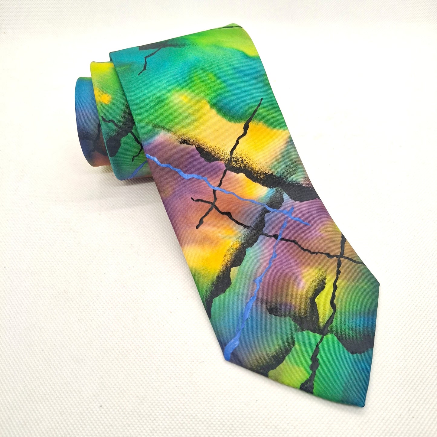 Teal & Purple Cross