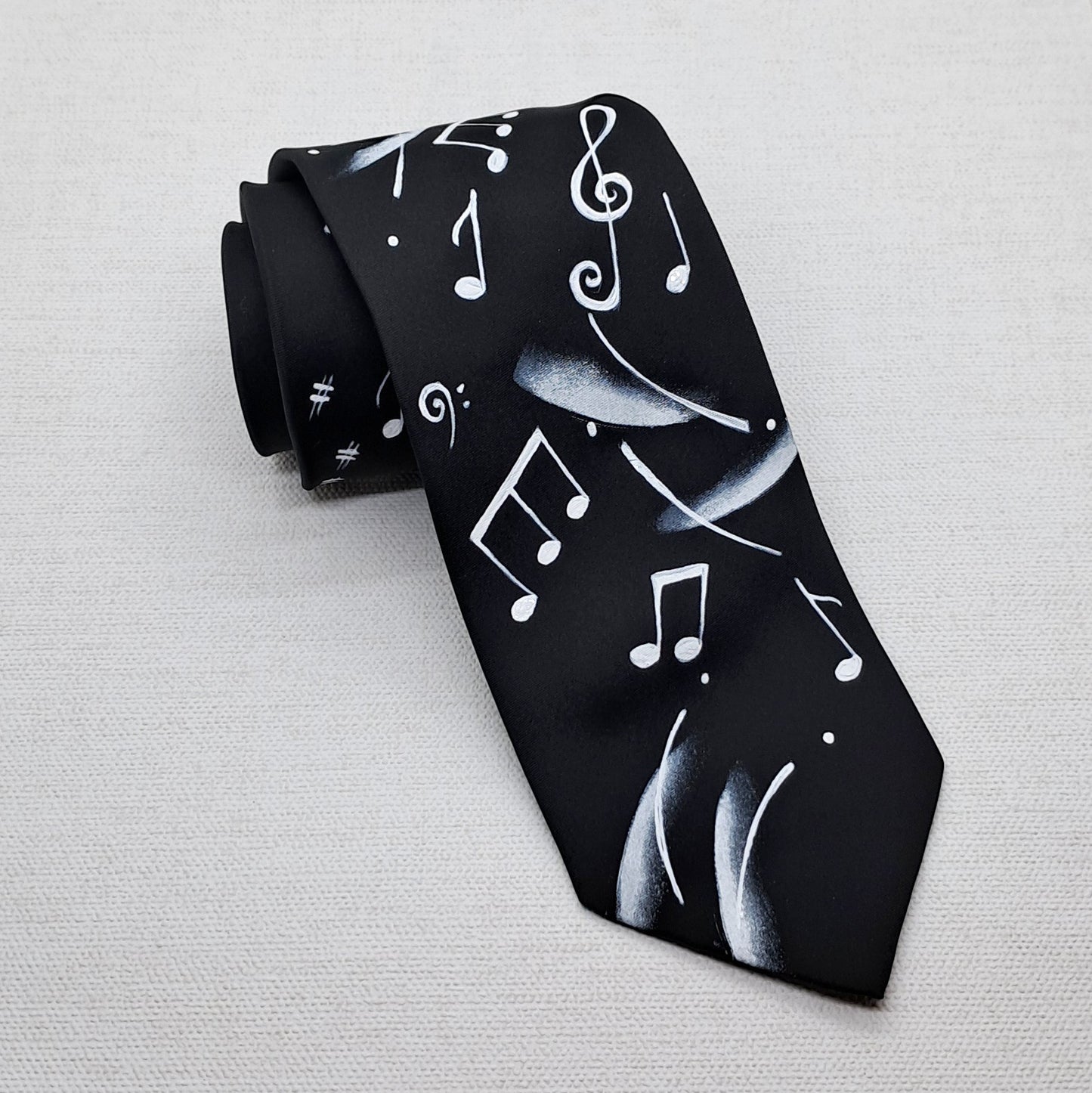 Music note necktie