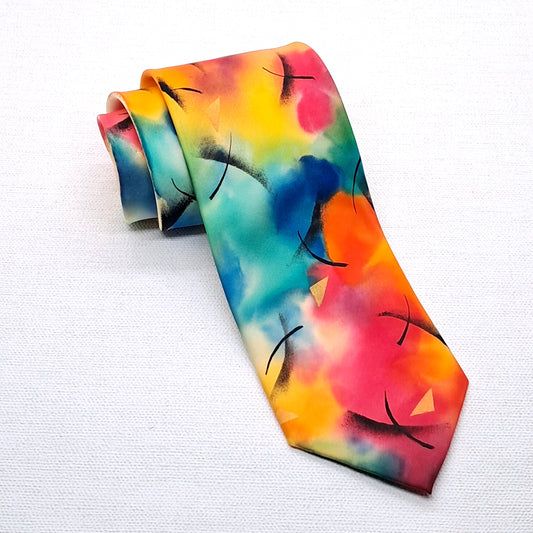 Patterned Silk Tie