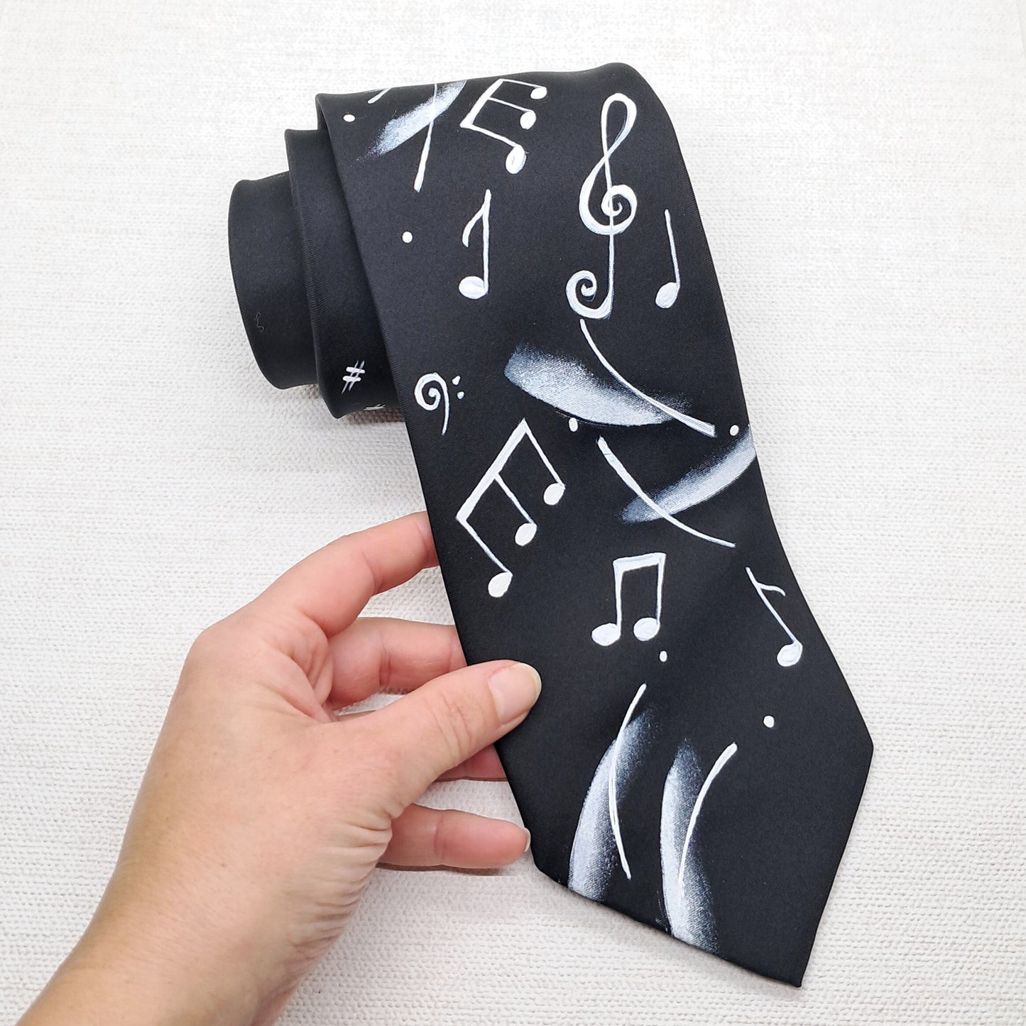 Handmade music necktie