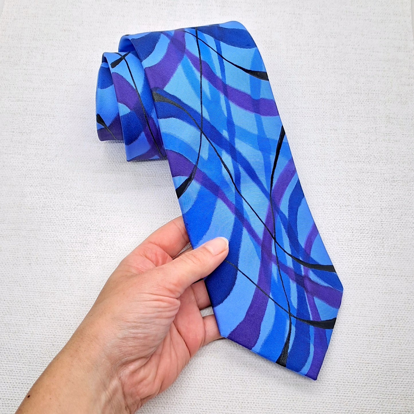 Royal Blue Silk Tie