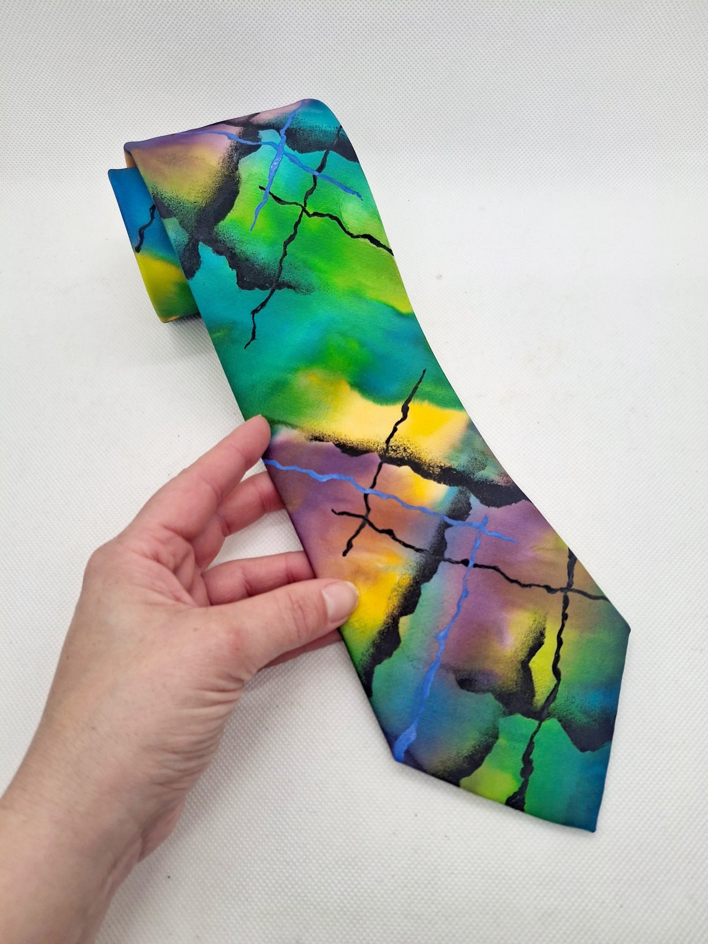 Teal & Purple Cross